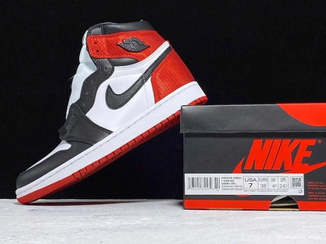 Rep Black Air High CD0461-016 Toe Retro Jordan 1 Satin 0701
